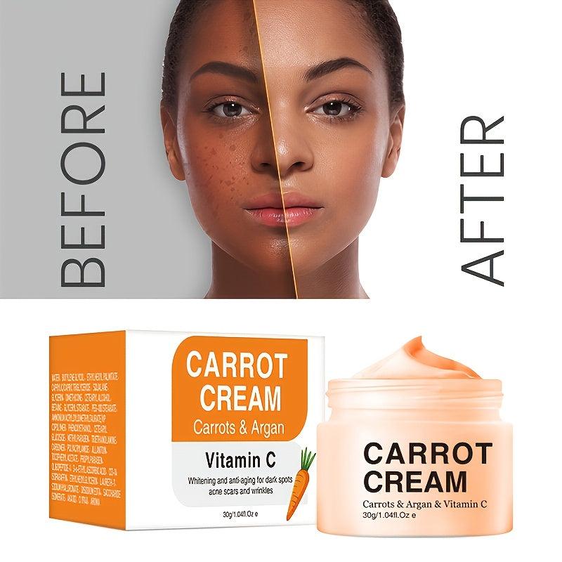 Carrot Cream Brightening Dark Spot Corrector Moisturizer 30g