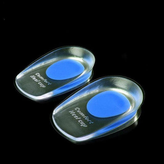 Silicone Heel Cups for Plantar Fasciitis Relief