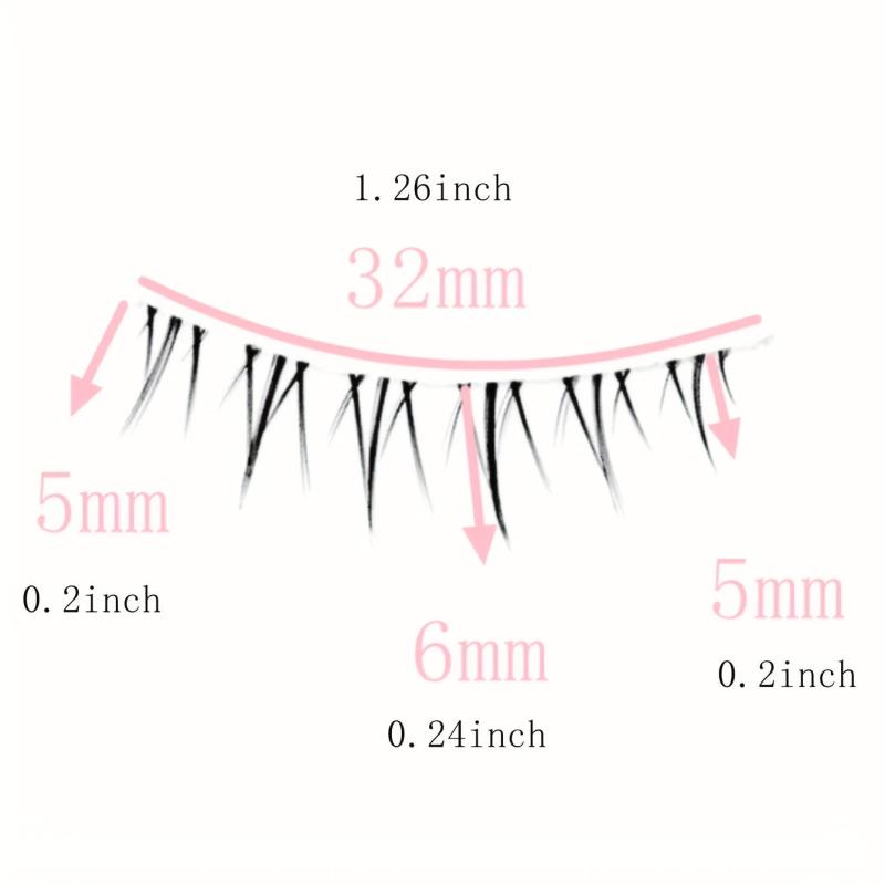 5 Pairs Wispy Lower Lashes False Eyelashes