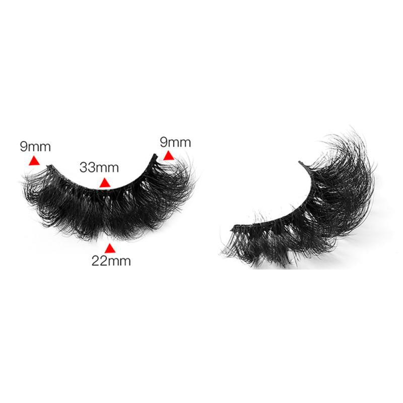 5 Pairs Faux Mink Eyelashes Long Lasting Fluffy Thick Long