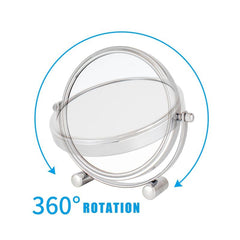 Double Sided 10X 1X Makeup Mirror with Stand