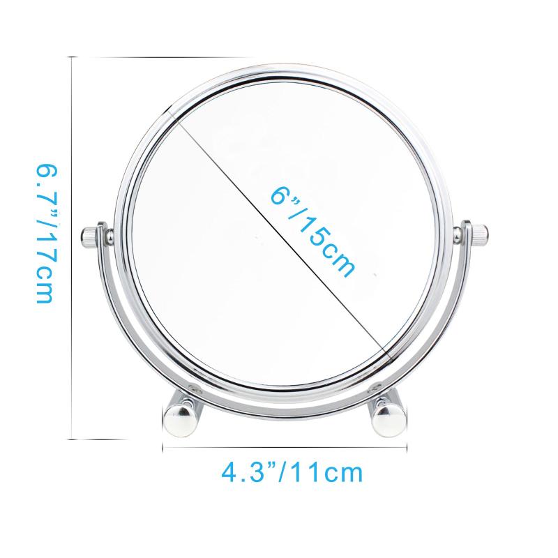 Double Sided 10X 1X Makeup Mirror with Stand