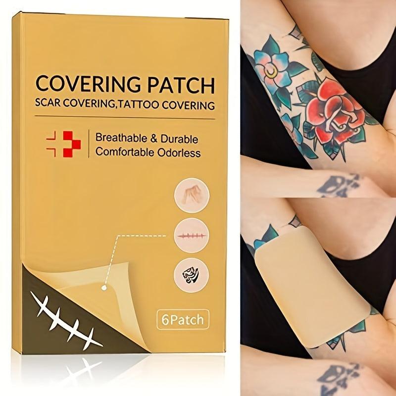 6 Pcs Invisible Concealer Patch For Skin Invisible Scar Covering Patch
