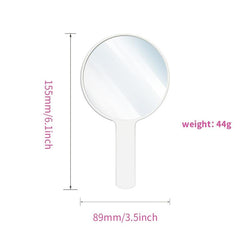 Handheld 10X Magnifying Mirror Clear Makeup Hand Mirror