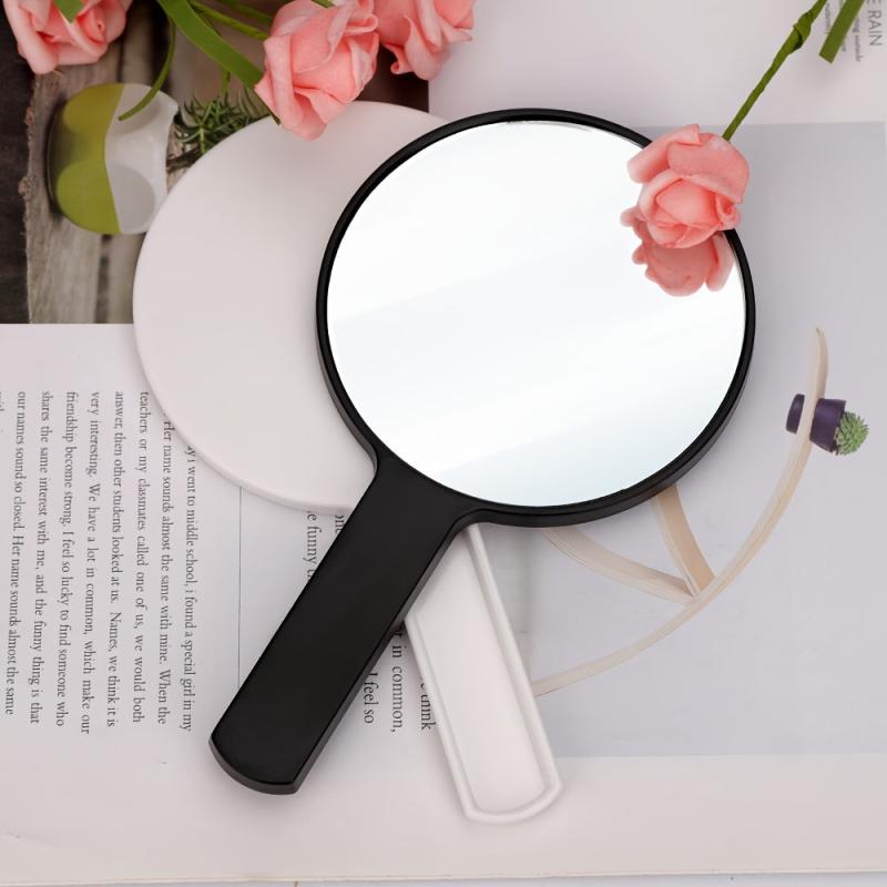 Handheld 10X Magnifying Mirror Clear Makeup Hand Mirror