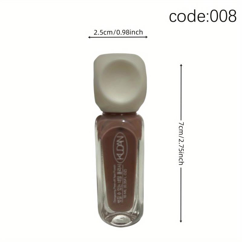 Kuda 10ml Nail Polish Peach Mousse Quick Dry No Odor Solid Manicure Nail Care