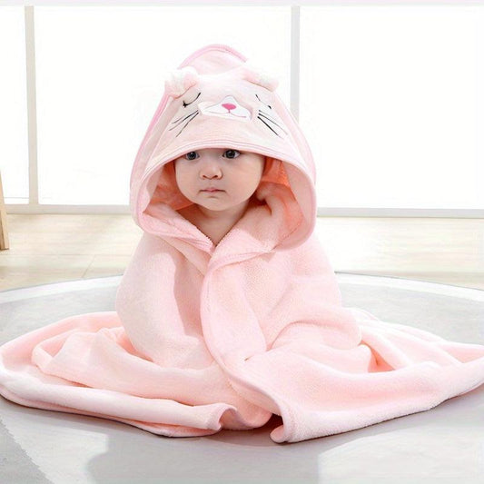 Soft & Absorbent Baby Kids Cartoon Animal Bath Towel & Robe