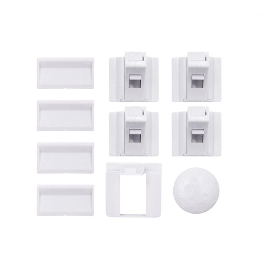 Magnetic Cabinet Locks Baby Proofing 4 Pack Key Child Safety