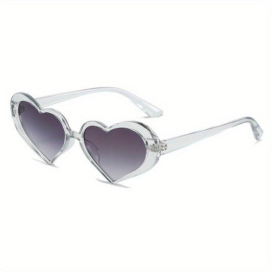 Y2K Heart Sunglasses Candy Jelly Glasses UV400