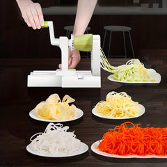 Manual Vegetable Spiralizer Zucchini Noodle Maker Multifunctional Slicer Grater