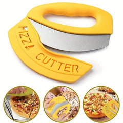 Safe Stainless Steel Blade Pizza Cutter with Cover