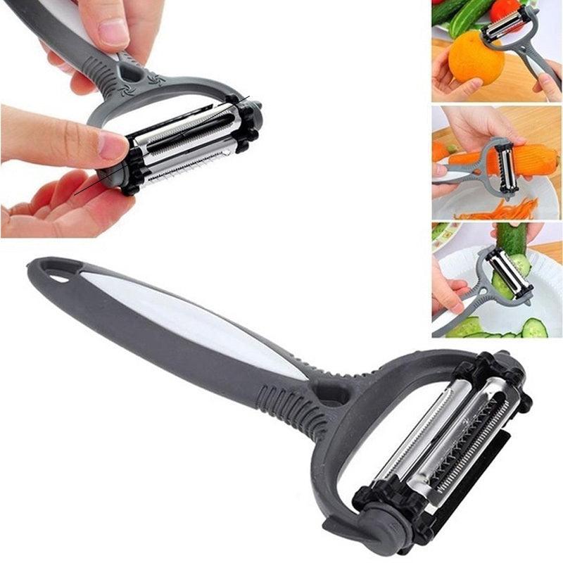 3 In 1 Rotary Fruit Vegetable Potato Peeler Slicer