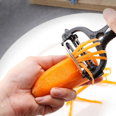 3 In 1 Rotary Fruit Vegetable Potato Peeler Slicer