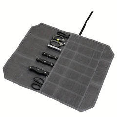 Outdoor Retro Over Wax Canvas Chef Storage Roll Bag