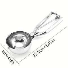 Large Stainless Steel Ice Cream Scoop for Easy Scooping