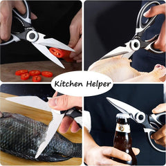 2 Pack Heavy Duty Kitchen Scissors Stainless Steel Utility Scissors