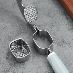 Stainless Steel Garlic Press Manual Garlic Crusher