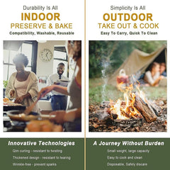 10pcs Aluminum Foil Pans 680ml Portable Deep Food Container for BBQ Picnic