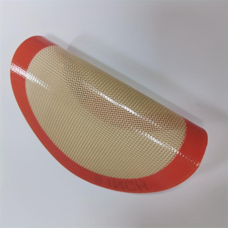 2pcs Round Silicone Baking Mats, Heat Resistant Oven Liner Sheets