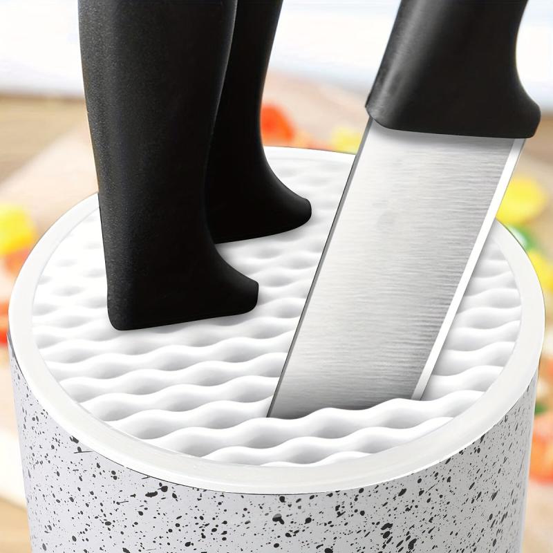 Kitchen Knives Holder Round Storage Rack Organizer