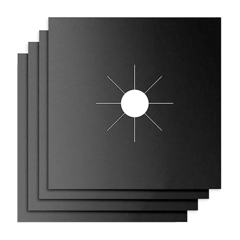 Gas Stove Mat Burner Covers Protectors Non Stick Fast Clean Kitchen