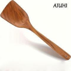 Wooden Spatula Teak Long Handle Spoon for Cooking