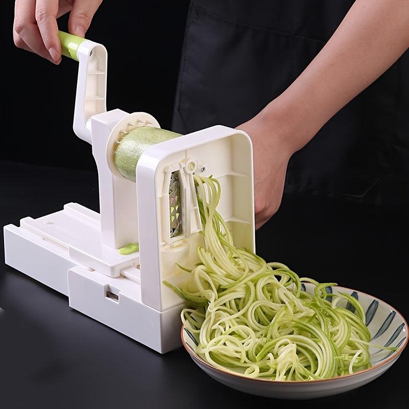 Manual Vegetable Spiralizer Zoodle Maker Potato Slicer Fruit Grater Kitchen