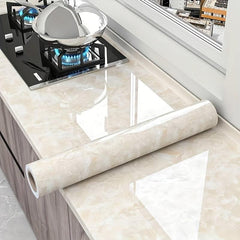 Marble Pattern Self-Adhesive Wallpaper for Kitchen Countertop