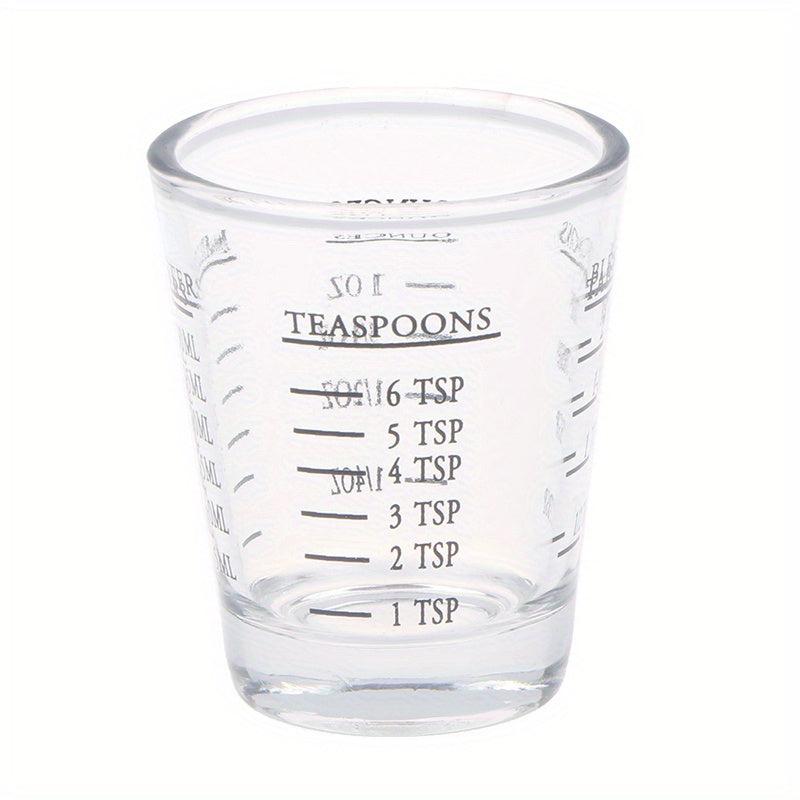 30ml 1oz Glass Measuring Cup With Scale Shot Glass Liquid Glass Ounce Cup