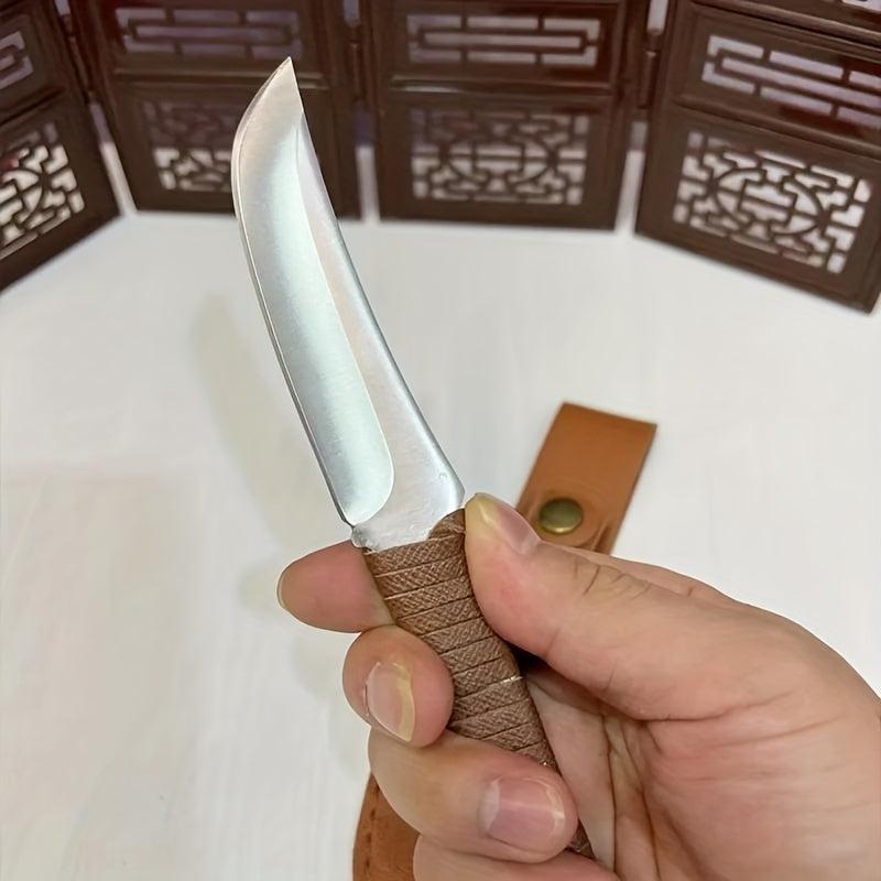 Thickened Paring Knife with Sheath for Camping Kitchen