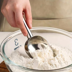 Stainless Steel Ice Scoop for Ice Maker Bar Party Wedding Pet Dog Food