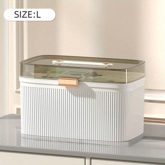 First Aid Box Plastic Storage Portable Travel Medicine Container