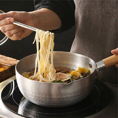 Nonstick Stainless Steel Yukihira Pan Small Sauce Pot Traditional Japanese Sauce