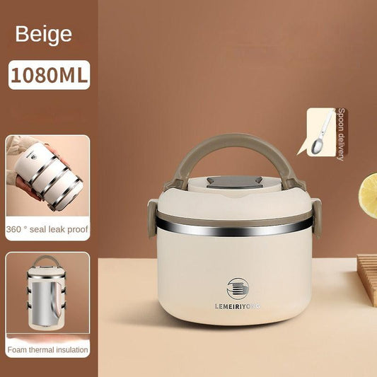 Stainless Steel Insulated Bento Box Stackable Food Container