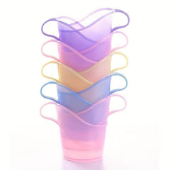 20pcs Paper Cup Holder Plastic Set Heat Resistant Cup Sleeve For Hot Drinks