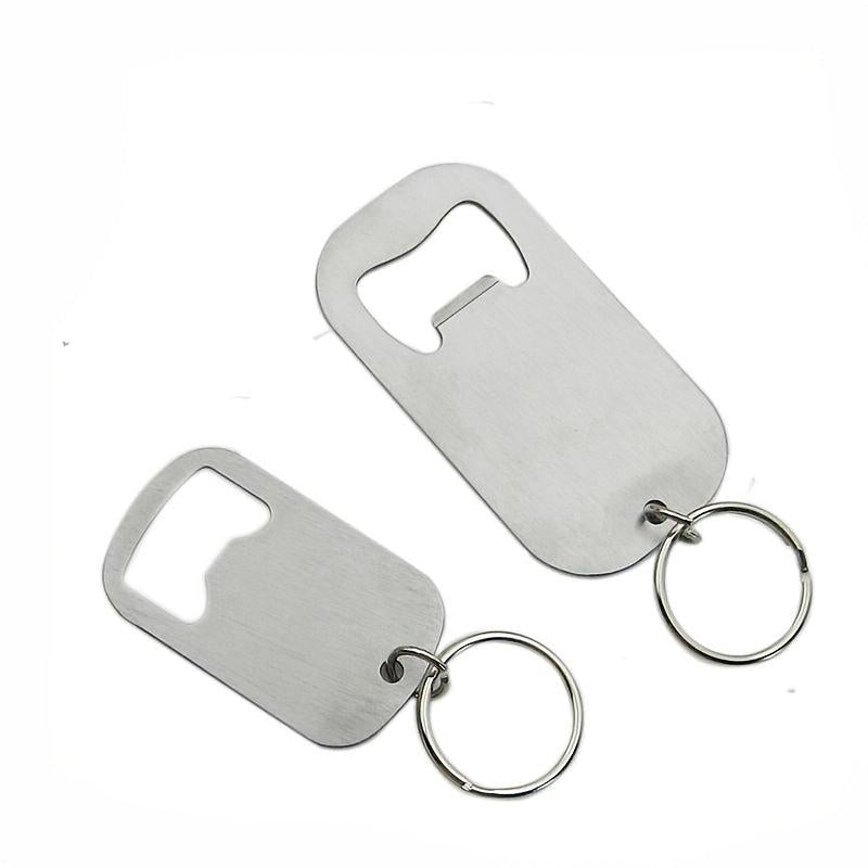 Creative Stainless Steel Bottle Opener Keychain
