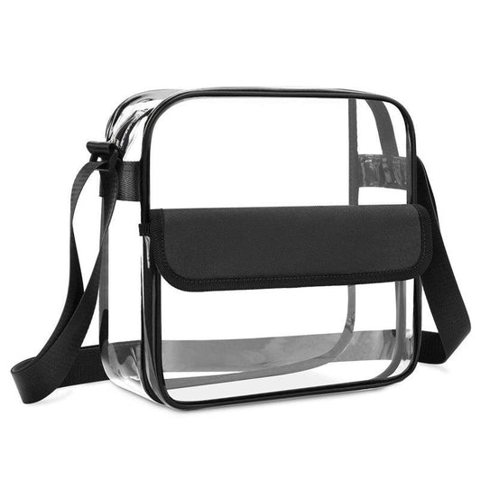 Transparent PVC Crossbody Bag Lightweight Shoulder Purse