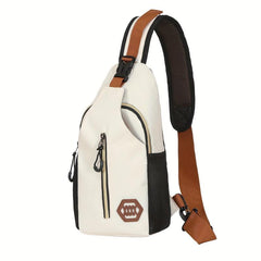 Outdoor Sport Chest Bag Pockets Crossbody Bag Lightweight Sling Backpack