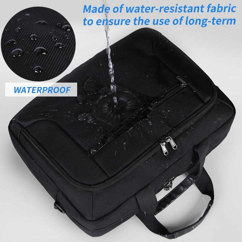 17.3in Laptop Storage Briefcase Waterproof Business Handbag