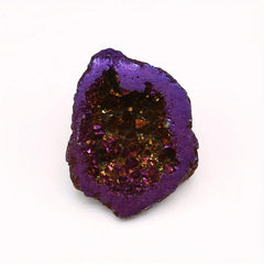 Agate Gemstone Ornaments Natural Stone Electroplated Finish