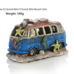 Resin Car Aquarium Decoration Hideouts Stone