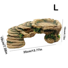 Turtle Basking Platform Resin Dock & Hiding Cave