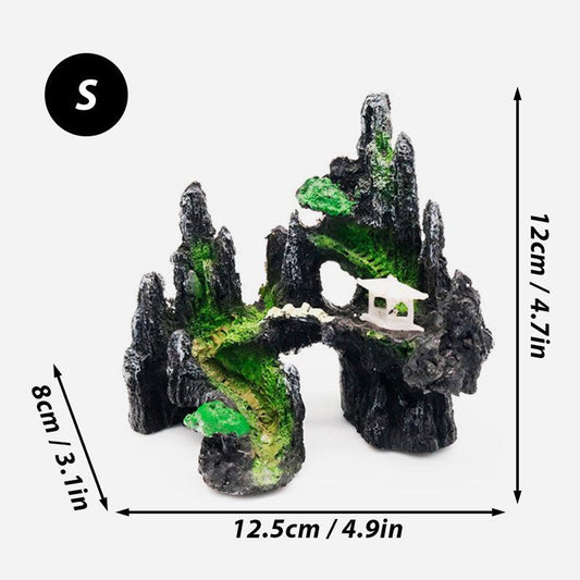 Aquarium Resin Rockery Decoration Landscaping Home Crafts Ornaments