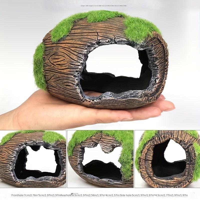 Wine Barrel Cave Fish Hidden Cave Resin Aquarium Decor