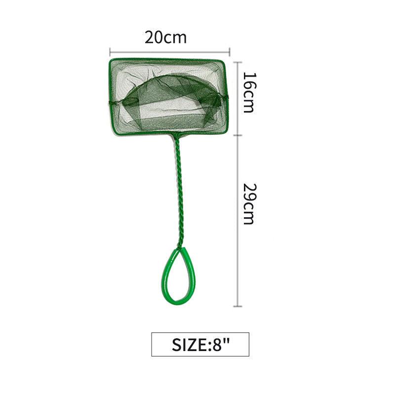 Small Fish Catch Net with Plastic Handle for Aquariums