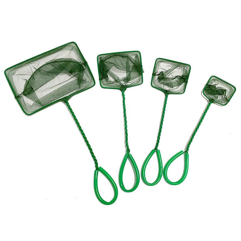 Small Fish Catch Net with Plastic Handle for Aquariums