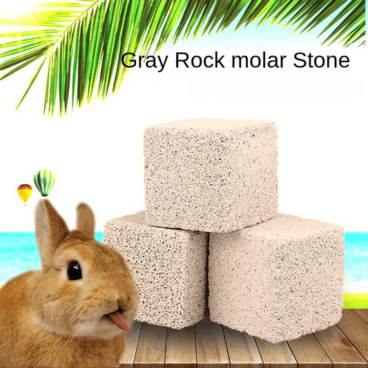 Chew Block Volcanic Rock Mineral Stone for Small Pets