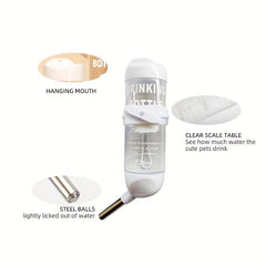 Leak Proof Small Pet Water Bottle for Hamsters and Chinchillas