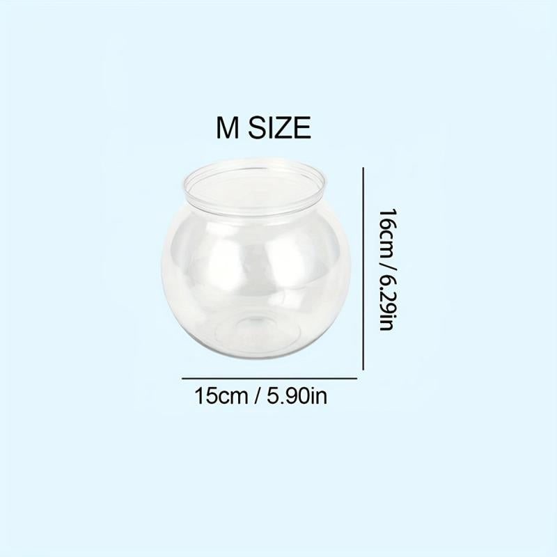 Sturdy & Transparent Round Fish Bowl