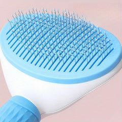 2pcs Cat Self Cleaning Comb Stainless Steel Needle Brush Pet Grooming
